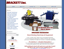 Tablet Screenshot of brackett-inc.com